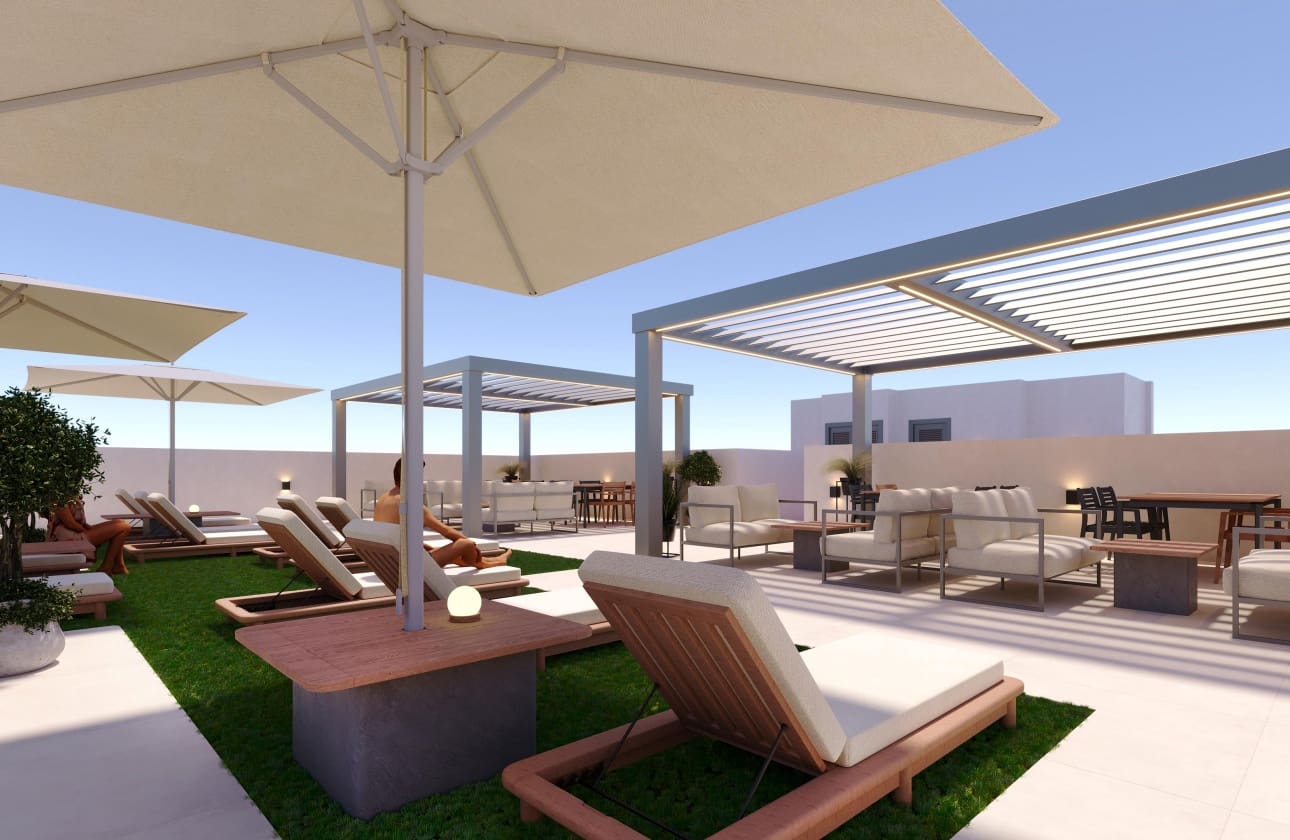 2 chambre Appartement à vendre à San Miguel de Salinas avec piscine - 130 000 € (Ref: 9622170)