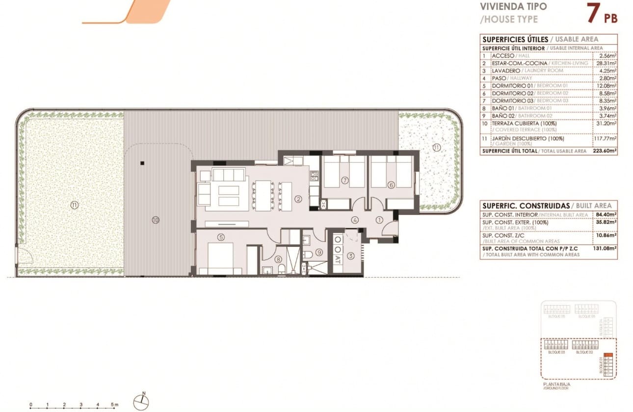 Apartamento de 3 habitaciones en Torrevieja en venta con piscina - 375.000 € (Ref: 9656571)
