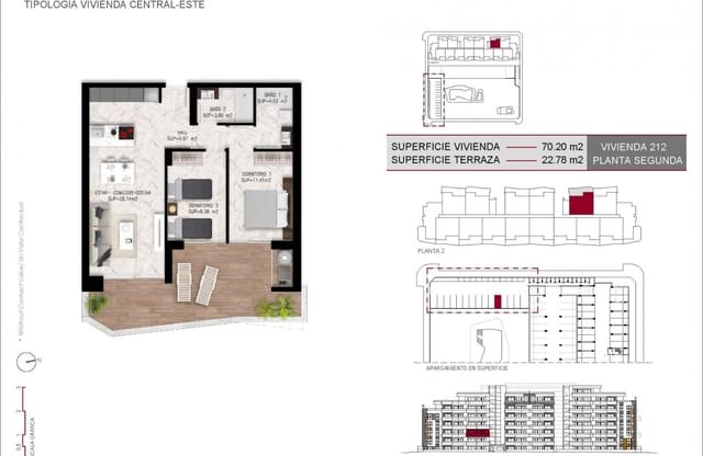 2 makuuhuone Huoneisto myytävänä paikassa San Miguel de Salinas mukana uima-altaan - 244 000 € (Ref: 9656572)