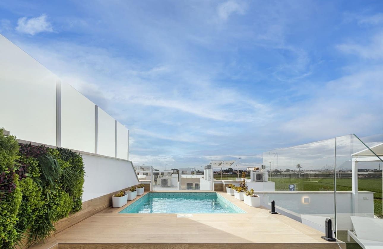 2 camera da letto Bungalow in vendita in Torre de la Horadada con piscina - 385.000 € (Rif: 9656575)