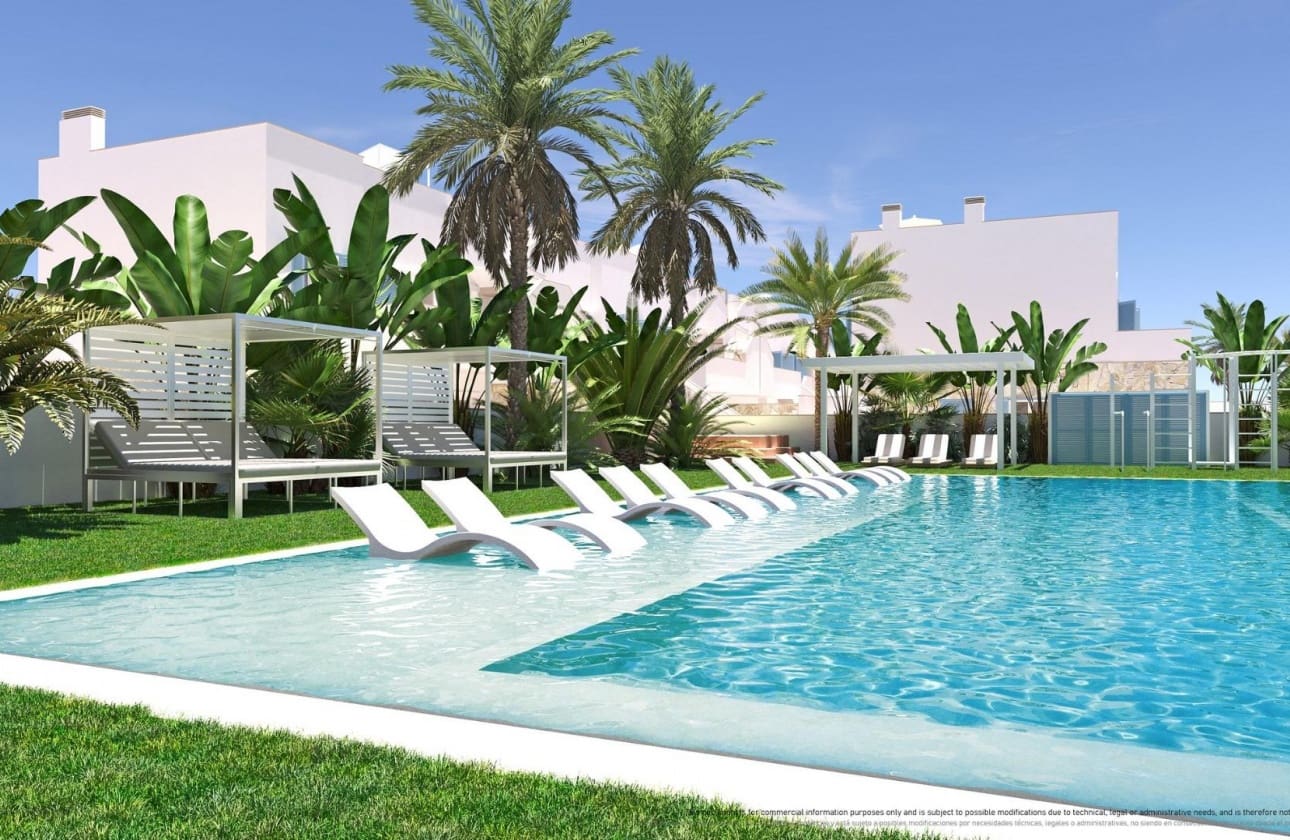 2 camera da letto Bungalow in vendita in Torre de la Horadada con piscina - 385.000 € (Rif: 9656575)