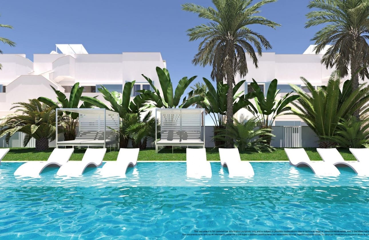 2 camera da letto Bungalow in vendita in Torre de la Horadada con piscina - 385.000 € (Rif: 9656575)