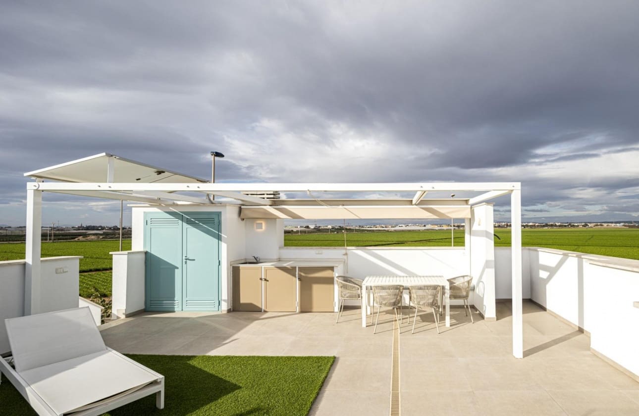 2 camera da letto Bungalow in vendita in Torre de la Horadada con piscina - 385.000 € (Rif: 9656575)