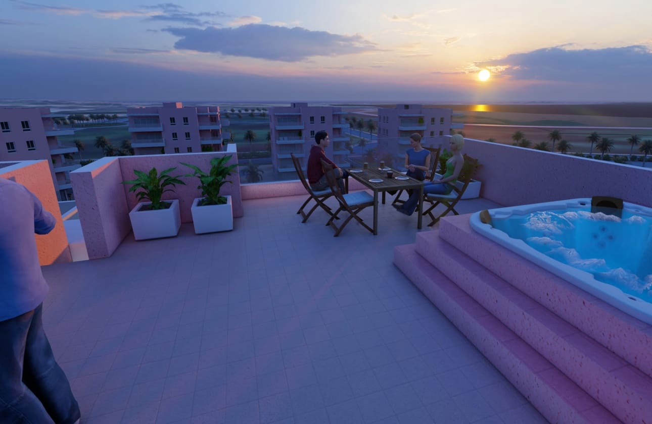 3 makuuhuone Huoneisto myytävänä paikassa Guardamar del Segura mukana uima-altaan - 294 900 € (Ref: 9656577)