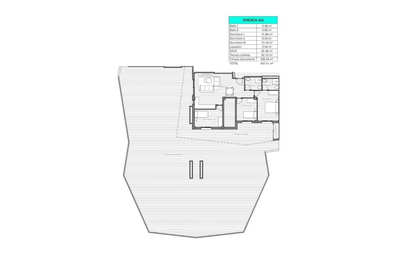 3 soveværelse Lejlighed til salg i San Miguel de Salinas med swimmingpool - € 399.900 (Ref: 9656582)
