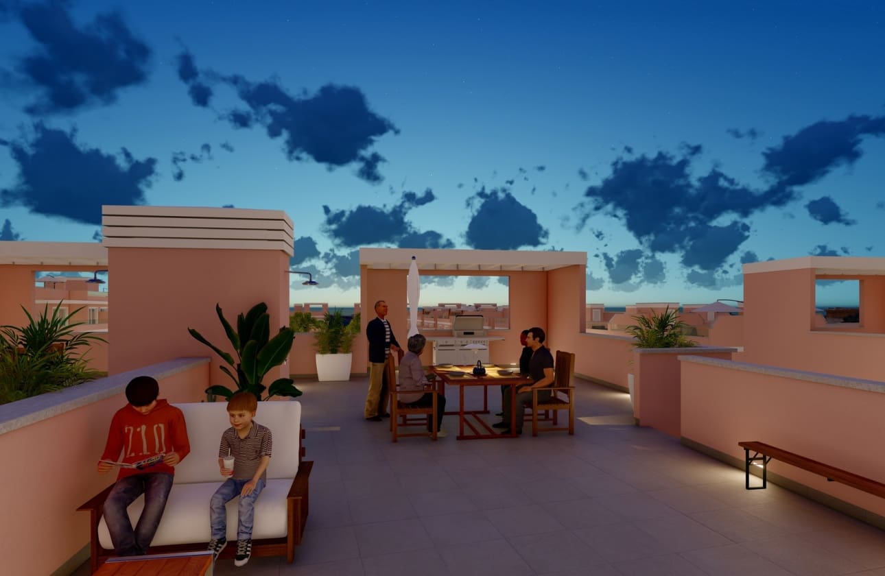 3 Zimmer Apartment zu verkaufen in Pilar de la Horadada mit Pool - 324.900 € (Ref: 9693218)