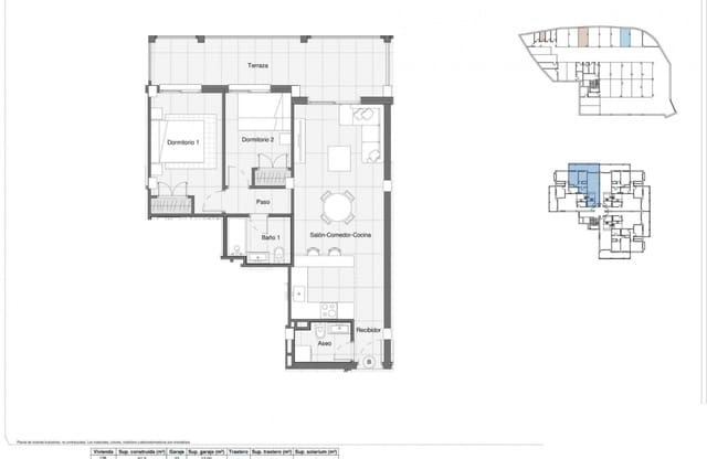 2 camera da letto Appartamento in vendita in Bigastro con piscina - 179.900 € (Rif: 9713281)