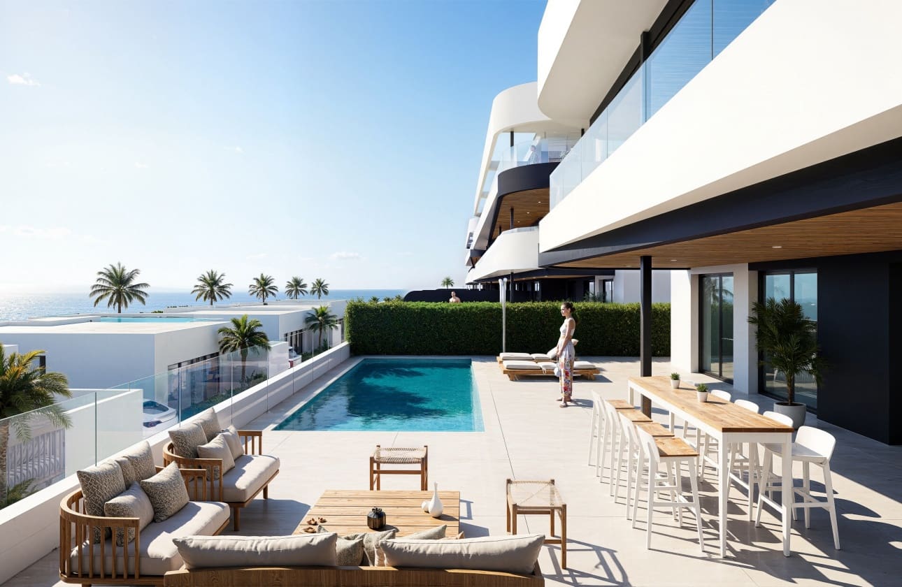 Ático de 3 habitaciones en Los Alcázares en venta con piscina - 449.000 € (Ref: 9739288)