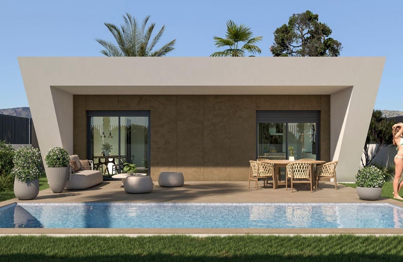 Chalet de 3 habitaciones en Hondón de las Nieves en venta con piscina - 355.900 € (Ref: 9740121)