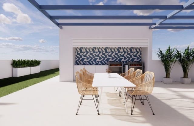 3 soverom Penthouse til salgs i Torre de la Horadada, Pilar de la Horadada med svømmebasseng - € 378 900 (Ref: 9740122)