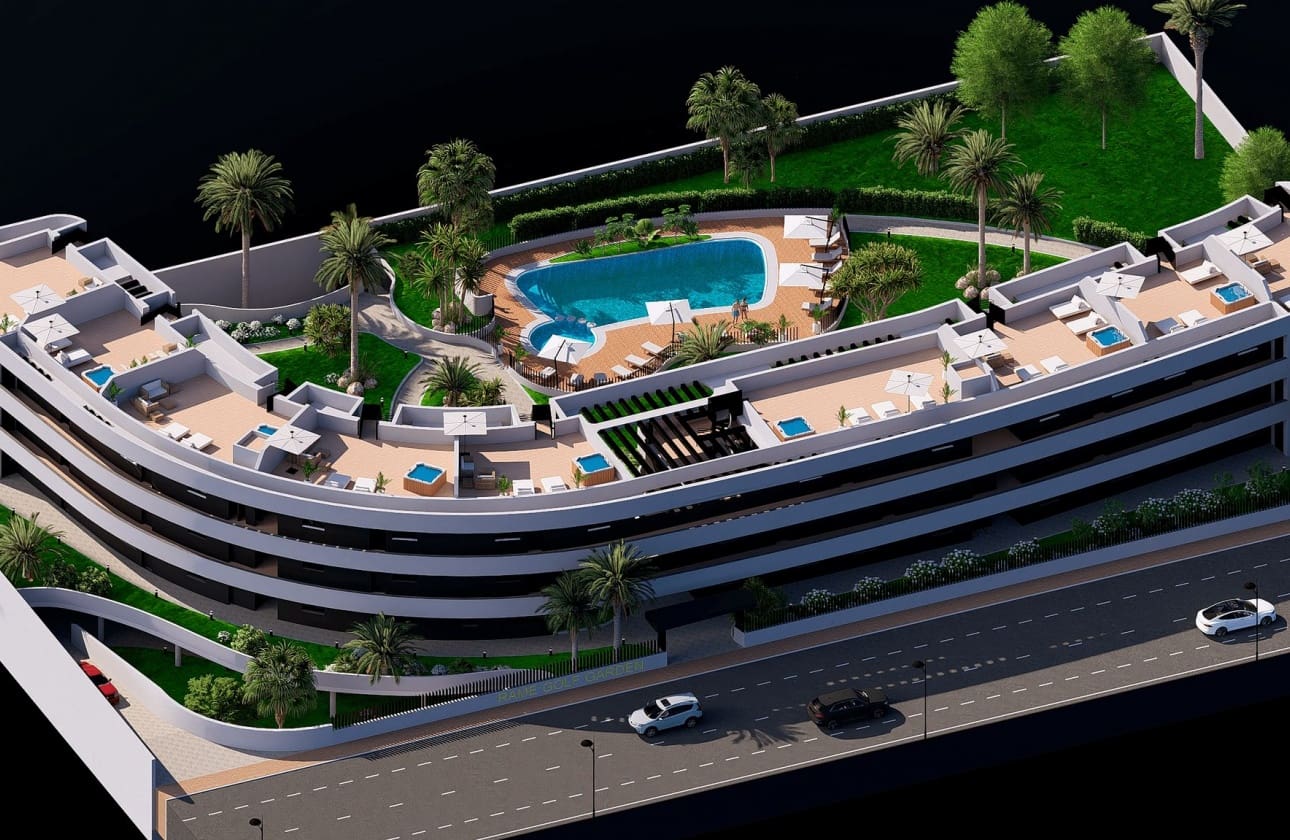 Ático de 3 habitaciones en Los Alcázares en venta con piscina - 409.900 € (Ref: 9740151)