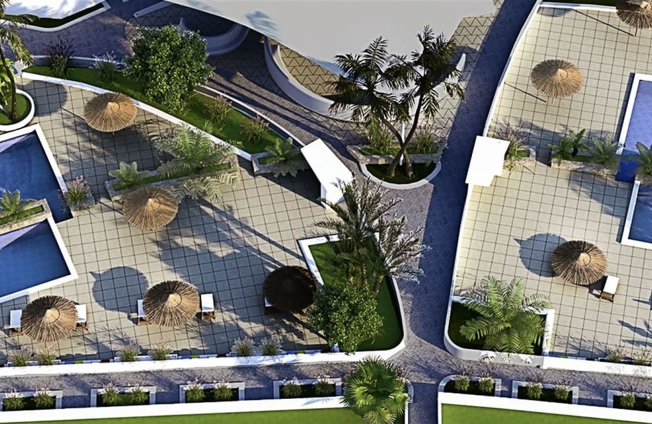 Bungalow de 2 habitaciones en Pilar de la Horadada en venta con piscina - 359.000 € (Ref: 9753672)