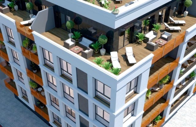 2 slaapkamer Penthouse te koop in Parque de las Naciones, Torrevieja met zwembad - € 349.000 (Ref: 9795123)