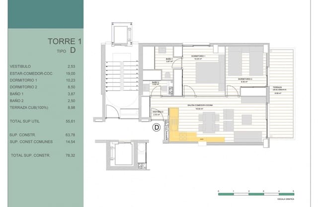 2 camera da letto Appartamento in vendita in Puerto Deportivo, Guardamar del Segura con piscina - 245.000 € (Rif: 9795142)