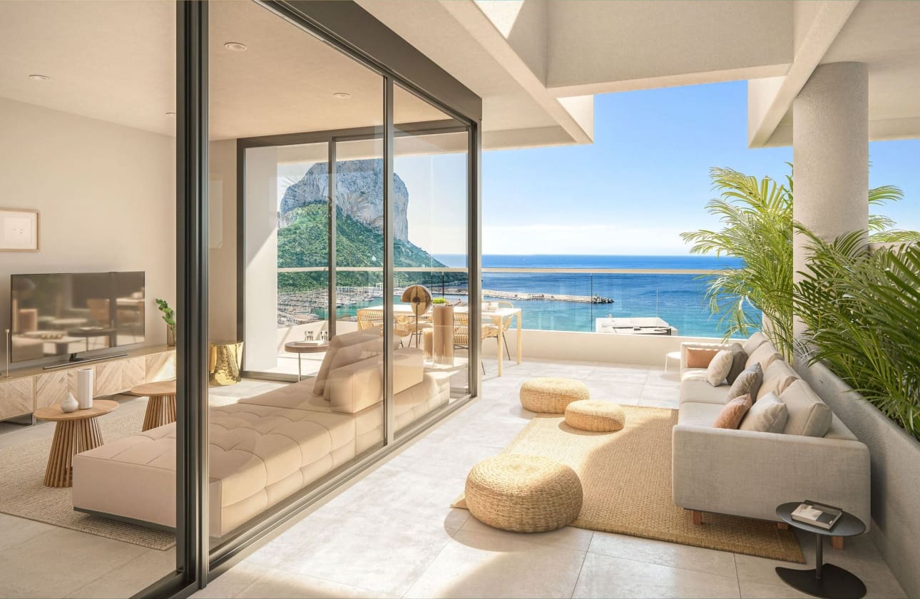 2 soveværelse Lejlighed til salg i Calpe / Calp med swimmingpool - € 620.000 (Ref: 9795387)