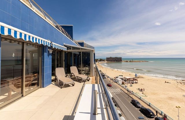 2 chambre Penthouse à vendre à Playa de los Locos, Torrevieja avec piscine garage - 449 000 € (Ref: 9803767)