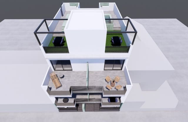 2 slaapkamer Bungalow te koop in Torre de la Horadada, Pilar de la Horadada met zwembad - € 295.900 (Ref: 9844030)