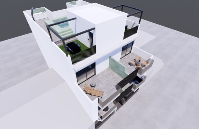 2 slaapkamer Bungalow te koop in Torre de la Horadada, Pilar de la Horadada met zwembad - € 295.900 (Ref: 9844030)
