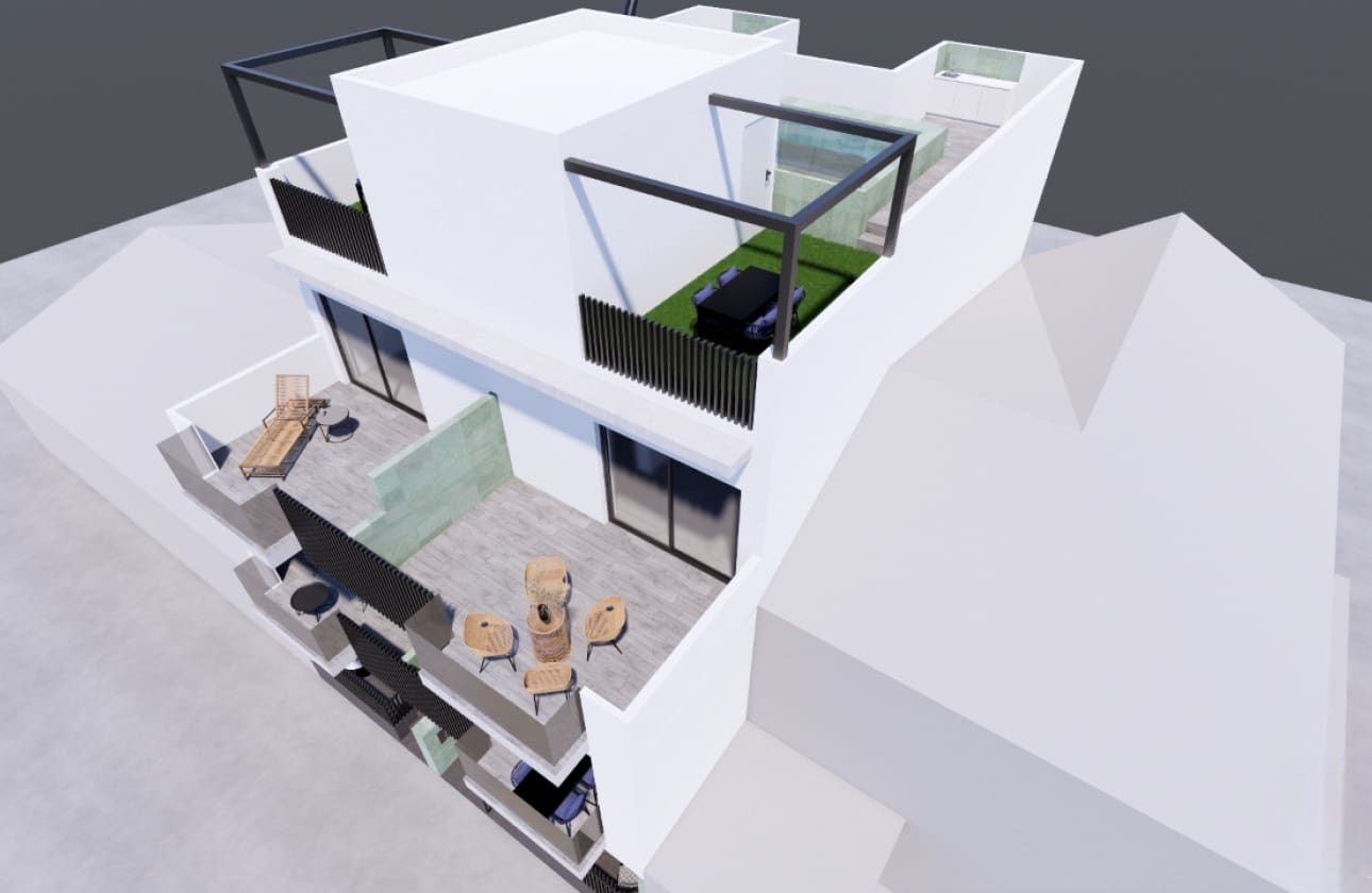 2 slaapkamer Bungalow te koop in Torre de la Horadada met zwembad - € 295.900 (Ref: 9844030)