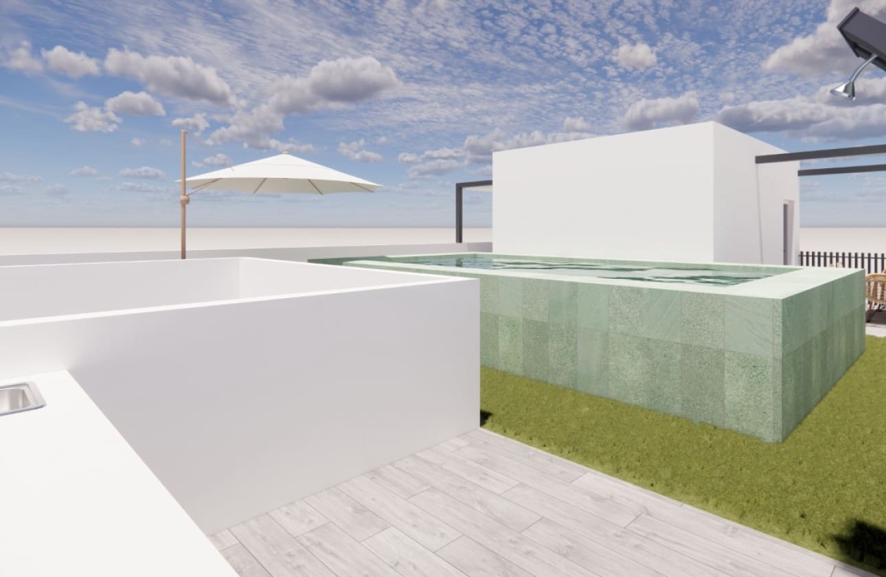 2 slaapkamer Bungalow te koop in Torre de la Horadada met zwembad - € 295.900 (Ref: 9844030)