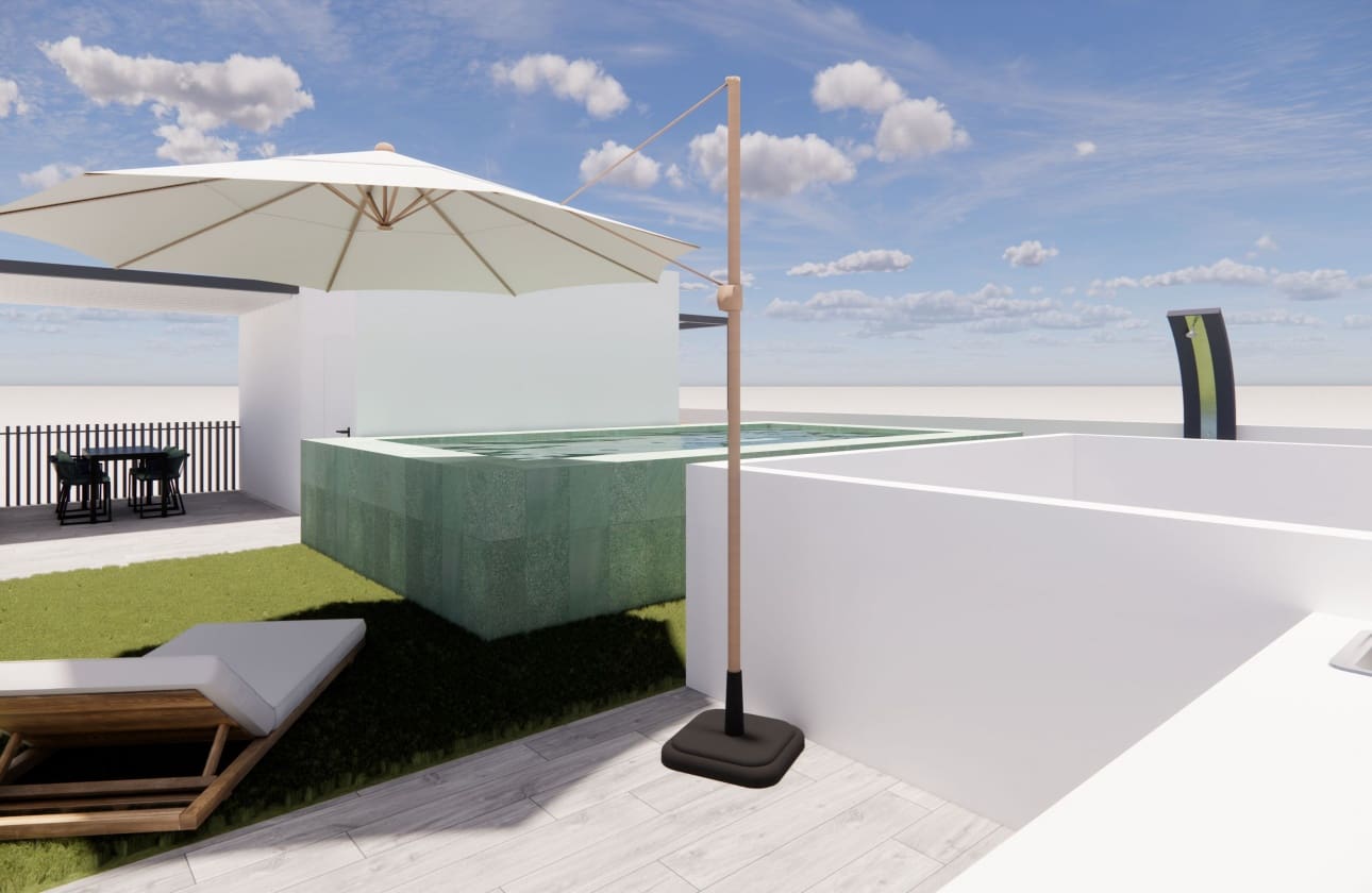 2 slaapkamer Bungalow te koop in Torre de la Horadada met zwembad - € 295.900 (Ref: 9844030)