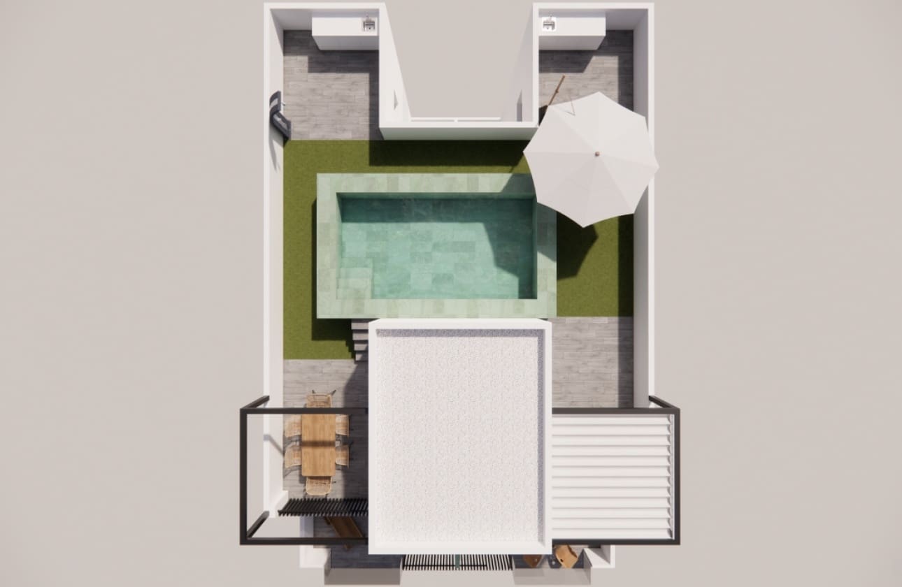 2 slaapkamer Bungalow te koop in Torre de la Horadada met zwembad - € 295.900 (Ref: 9844030)