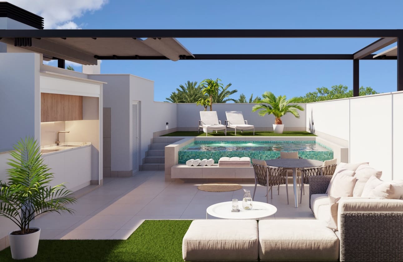 3 chambre Bungalow à vendre à Pilar de la Horadada - 459 000 € (Ref: 9858294)