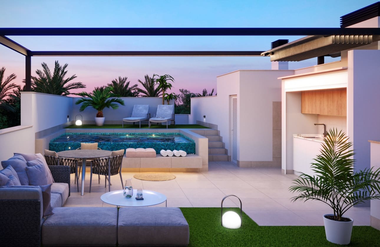 3 chambre Bungalow à vendre à Pilar de la Horadada - 459 000 € (Ref: 9858294)