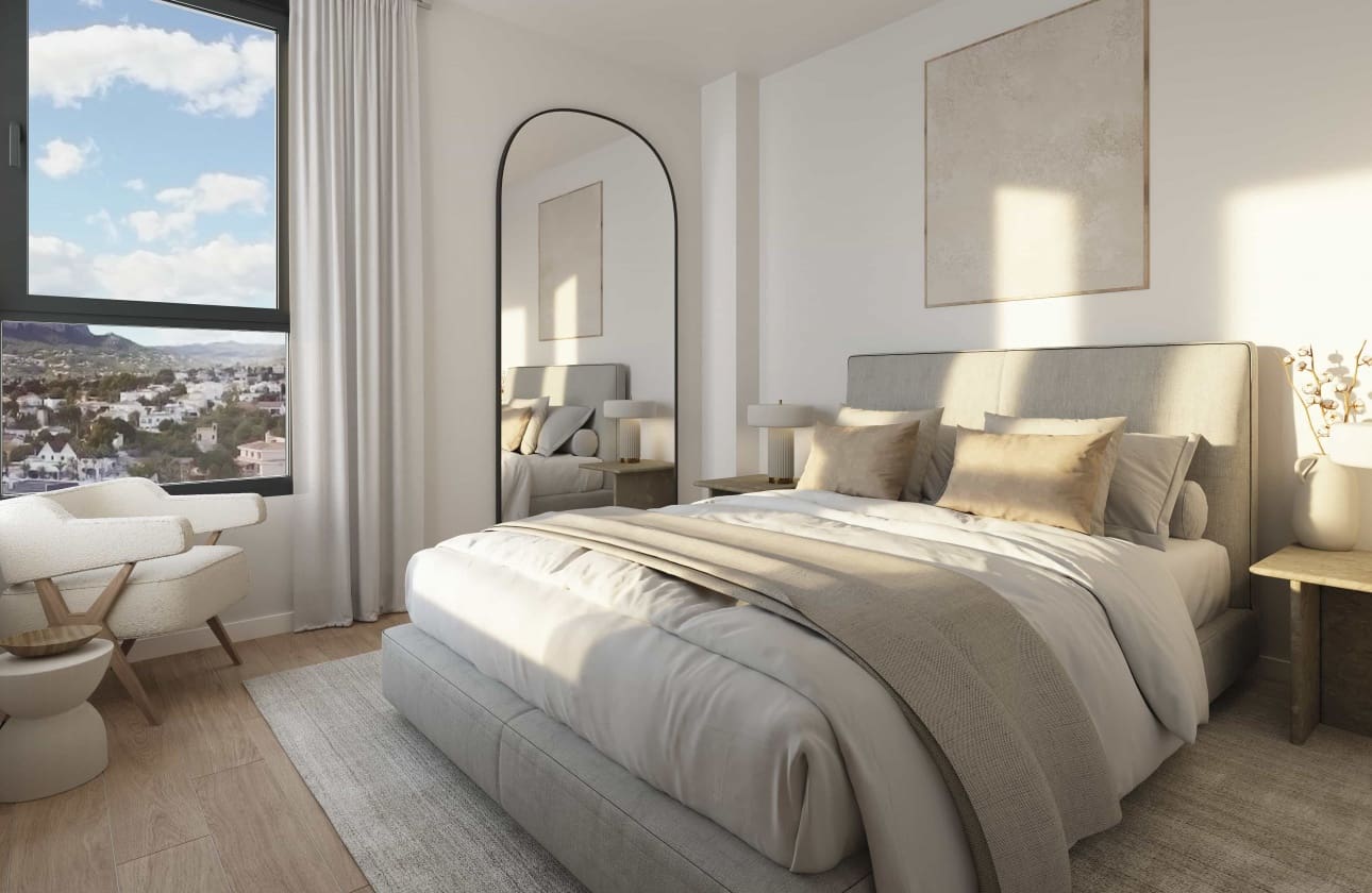 2 Zimmer Apartment zu verkaufen in Calpe / Calp mit Pool - 398.000 € (Ref: 9858302)