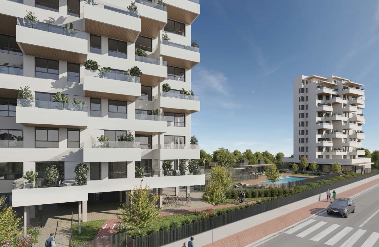 2 Zimmer Apartment zu verkaufen in Calpe / Calp mit Pool - 398.000 € (Ref: 9858302)