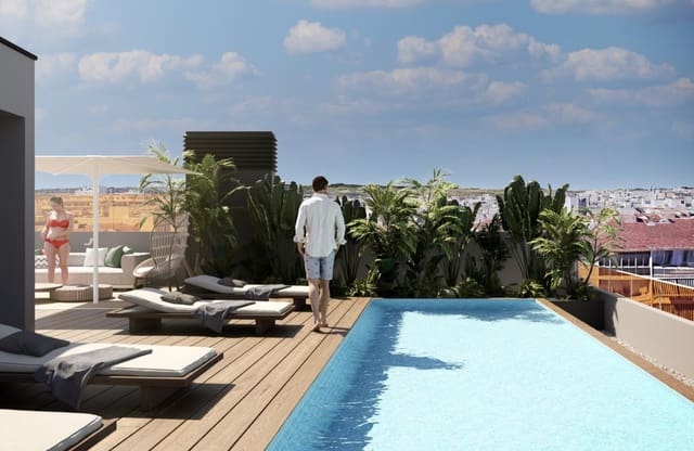 2 sovrum Takvåning till salu i Centro, Torrevieja med pool - 359 000 € (Ref: 9902144)