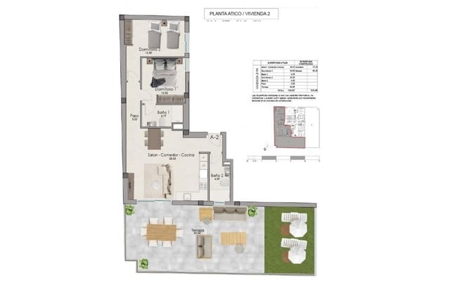 2 soverom Penthouse til salgs i Centro, Santa Pola med svømmebasseng - € 365 000 (Ref: 9961223)