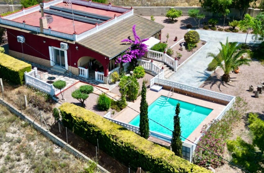 4 sypialnia Willa na sprzedaż w Hondon de los Frailes z basenem garażem - 339 950 € (Ref: 10171782)