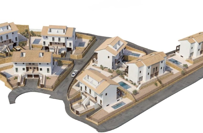 3 soveværelse Byhus til salg i La Nucia med swimmingpool - € 594.000 (Ref: 9228229)