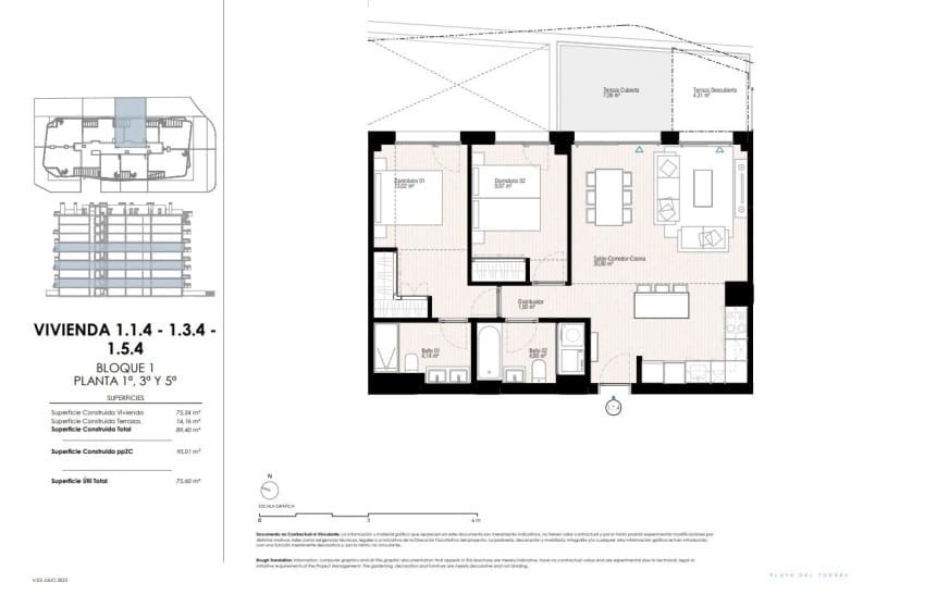 2 soveværelse Lejlighed til salg i La Villajoyosa / Vila Joiosa med swimmingpool garage - € 376.000 (Ref: 9289756)