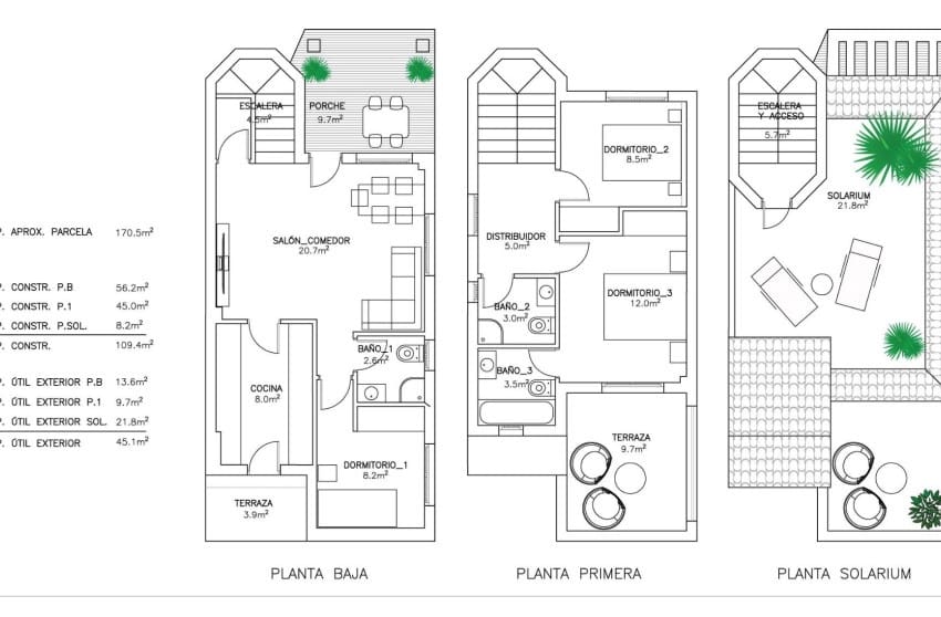 3 slaapkamer Villa te koop in San Fulgencio met zwembad - € 275.000 (Ref: 9289757)