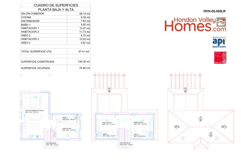 3 bedroom Villa for sale in La Romana with pool - € 399,950 (Ref: 9415367)