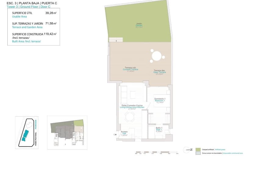 1 Zimmer Apartment zu verkaufen in La Villajoyosa / Vila Joiosa mit Pool - 318.000 € (Ref: 9536472)