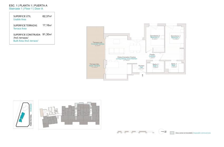 2 Zimmer Apartment zu verkaufen in La Villajoyosa / Vila Joiosa mit Pool Garage - 445.000 € (Ref: 9570226)