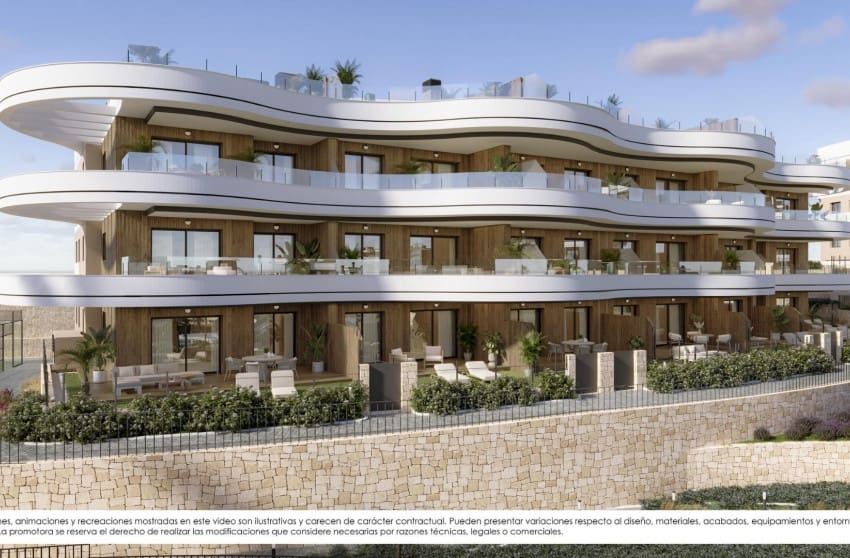 2 soveværelse Lejlighed til salg i Finestrat med swimmingpool garage - € 364.000 (Ref: 9868094)