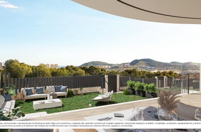 2 soveværelse Lejlighed til salg i Finestrat med swimmingpool garage - € 364.000 (Ref: 9868094)