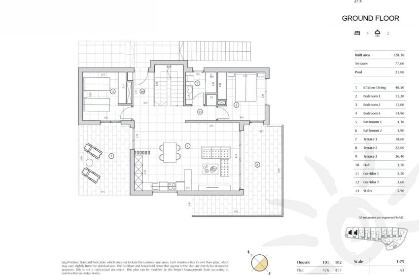 3 Zimmer Villa zu verkaufen in Finestrat mit Pool - 735.950 € (Ref: 9895175)