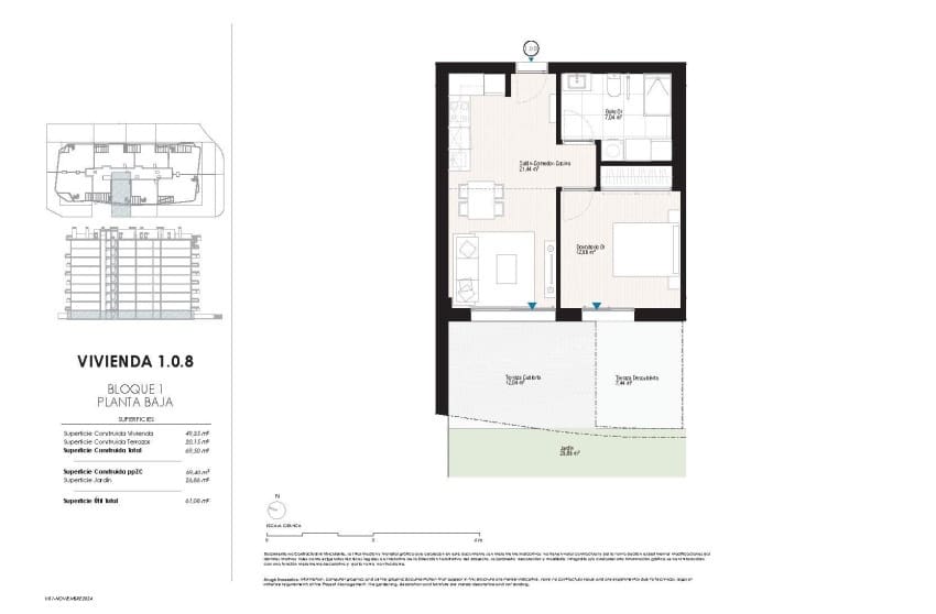 1 soverom Leilighet til salgs i La Villajoyosa / Vila Joiosa med svømmebasseng - € 339 000 (Ref: 9974509)