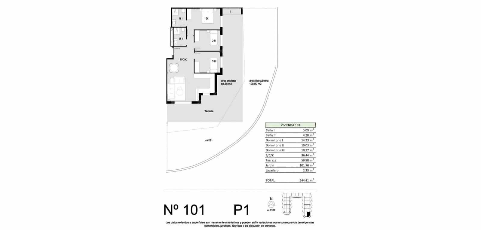 3 slaapkamer Appartement te koop in San Miguel de Salinas met zwembad garage - € 259.900 (Ref: 10125026)