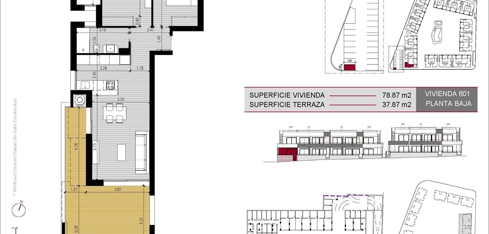 2 slaapkamer Bungalow te koop in Ciudad Quesada met zwembad - € 279.000 (Ref: 8710446)