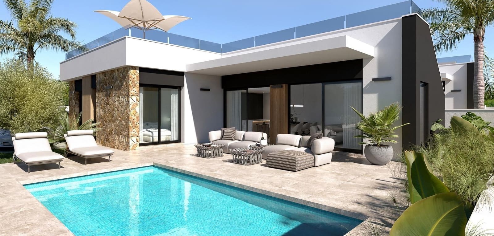 3 Zimmer Villa zu verkaufen in Ciudad Quesada mit Pool - 496.000 € (Ref: 8710447)