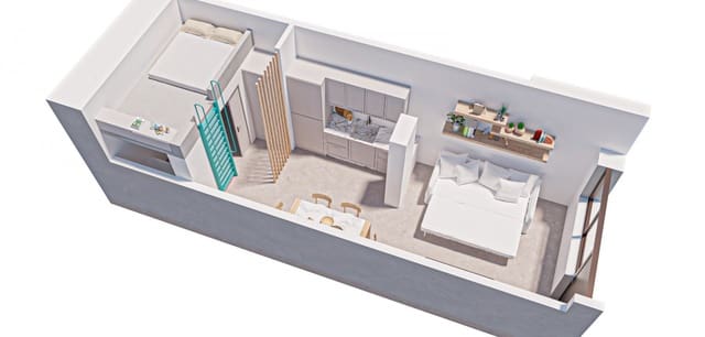Leilighet til salgs i Pilar de la Horadada ciudad, Pilar de la Horadada - € 99 900 (Ref: 8935851)