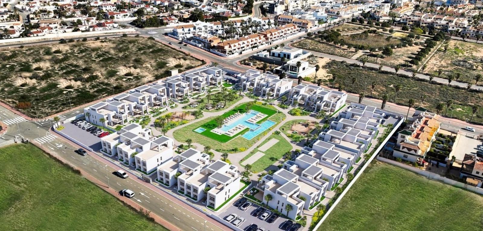 2 soveværelse Bungalow til salg i Ciudad Quesada med swimmingpool - € 303.000 (Ref: 9016089)