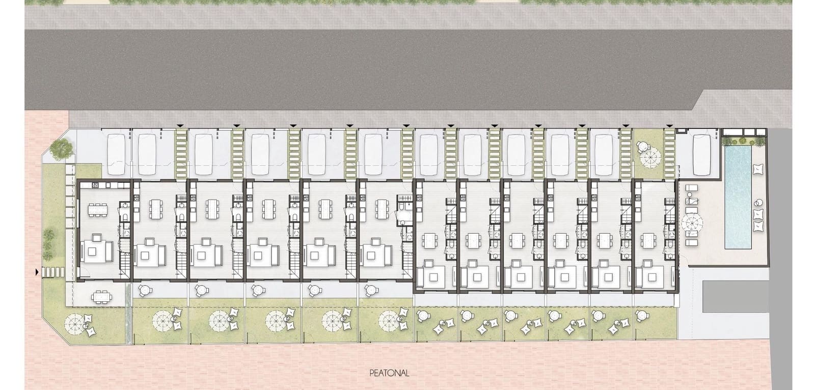 2 Zimmer Haus zu verkaufen in Pilar de la Horadada mit Pool - 299.900 € (Ref: 9016090)