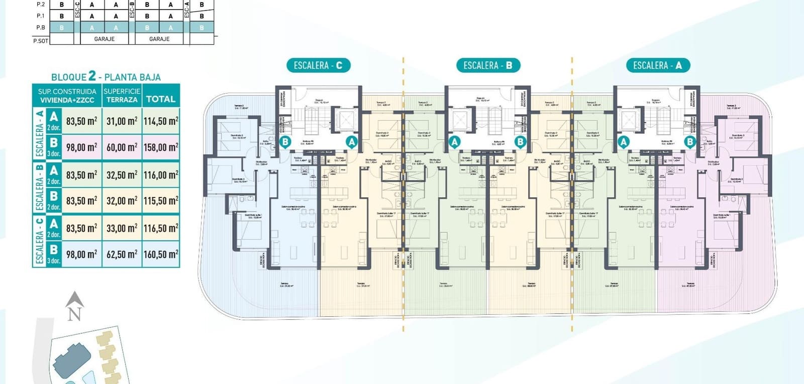 2 soveværelse Lejlighed til salg i Los Alcazares med swimmingpool - € 289.000 (Ref: 9021424)